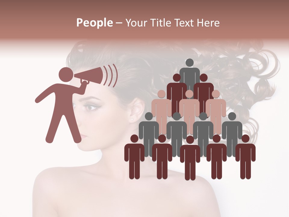 Young Brown Profile PowerPoint Template