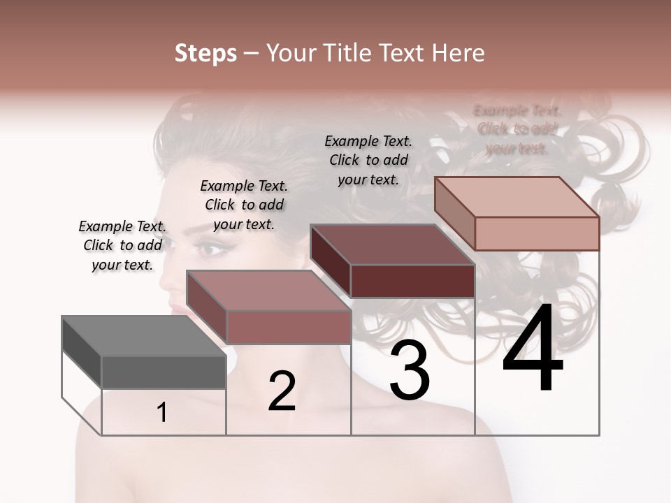 Young Brown Profile PowerPoint Template
