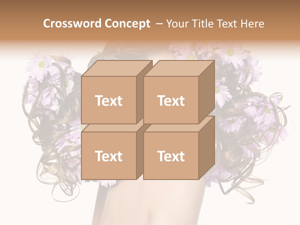 Young Caucasian Care PowerPoint Template