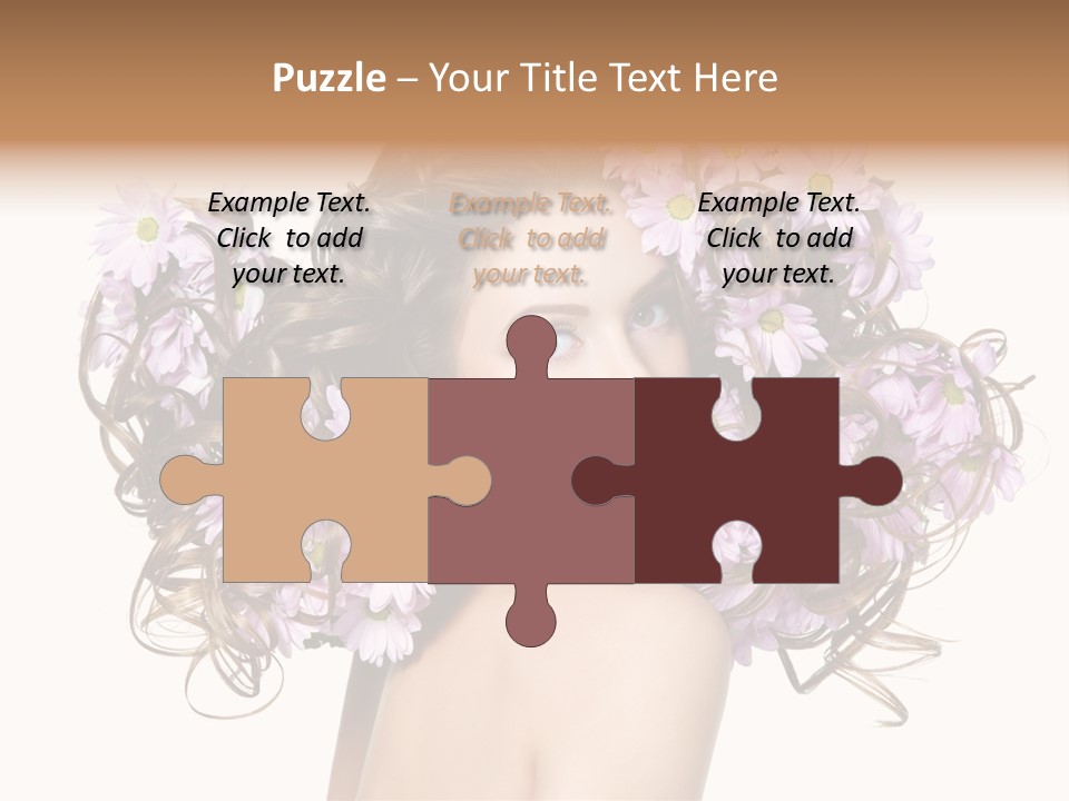 Young Caucasian Care PowerPoint Template