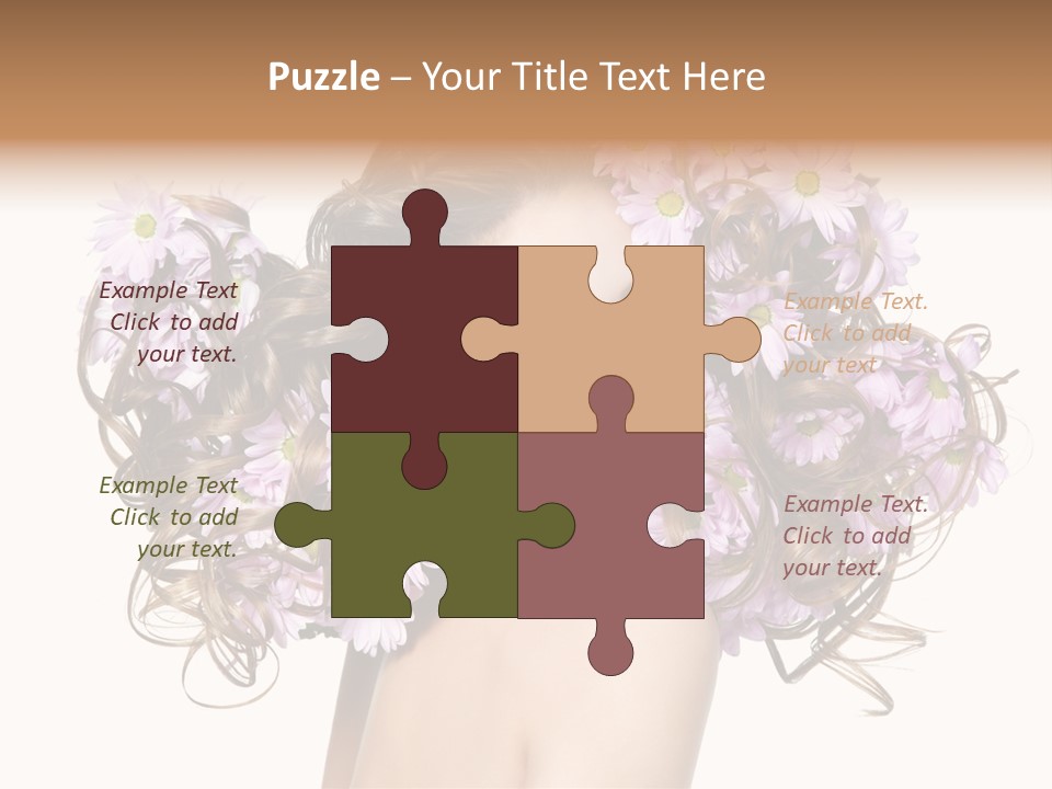 Young Caucasian Care PowerPoint Template