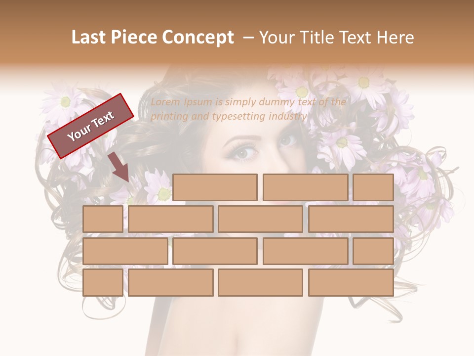 Young Caucasian Care PowerPoint Template