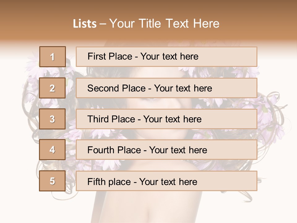 Young Caucasian Care PowerPoint Template