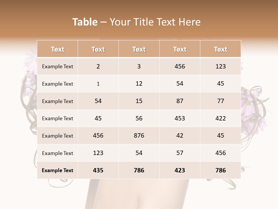 Young Caucasian Care PowerPoint Template