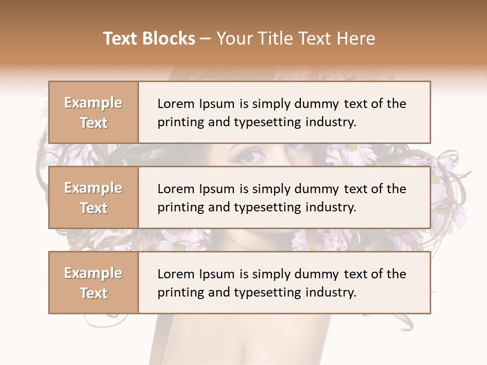 Young Caucasian Care PowerPoint Template