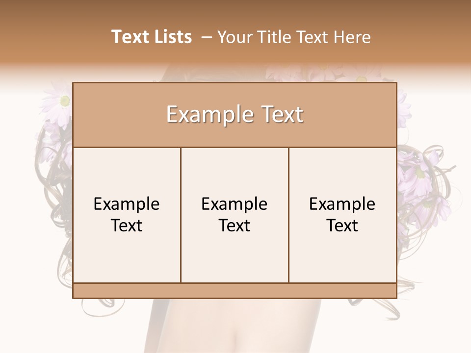 Young Caucasian Care PowerPoint Template