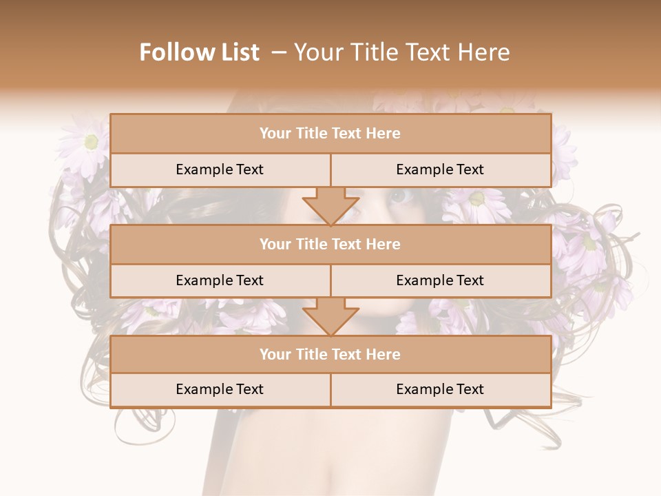 Young Caucasian Care PowerPoint Template