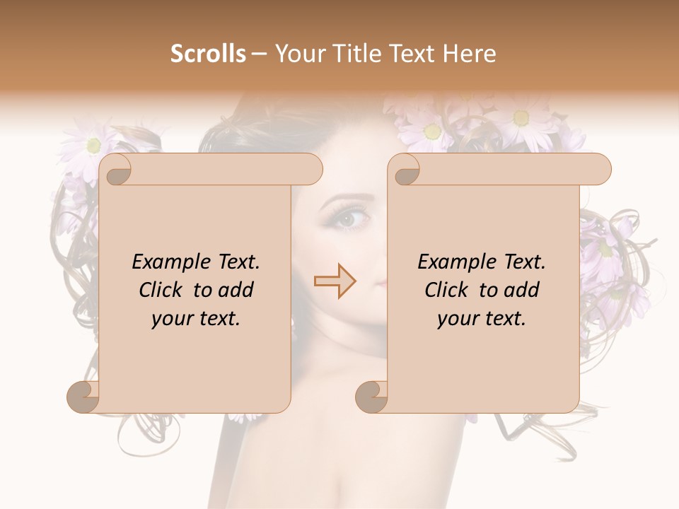 Young Caucasian Care PowerPoint Template