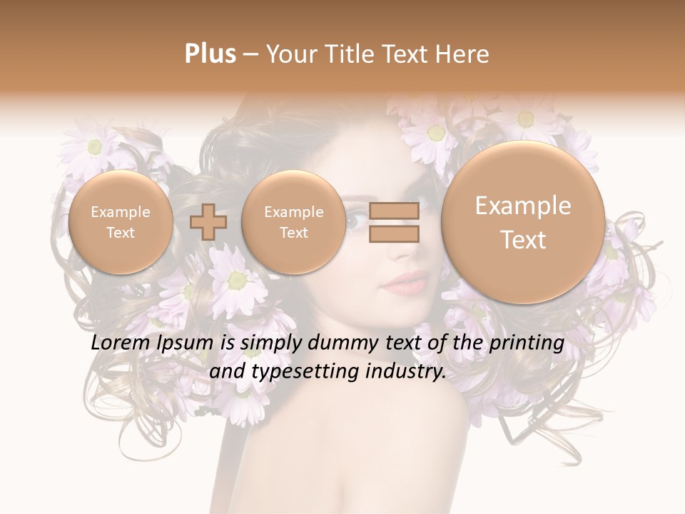 Young Caucasian Care PowerPoint Template