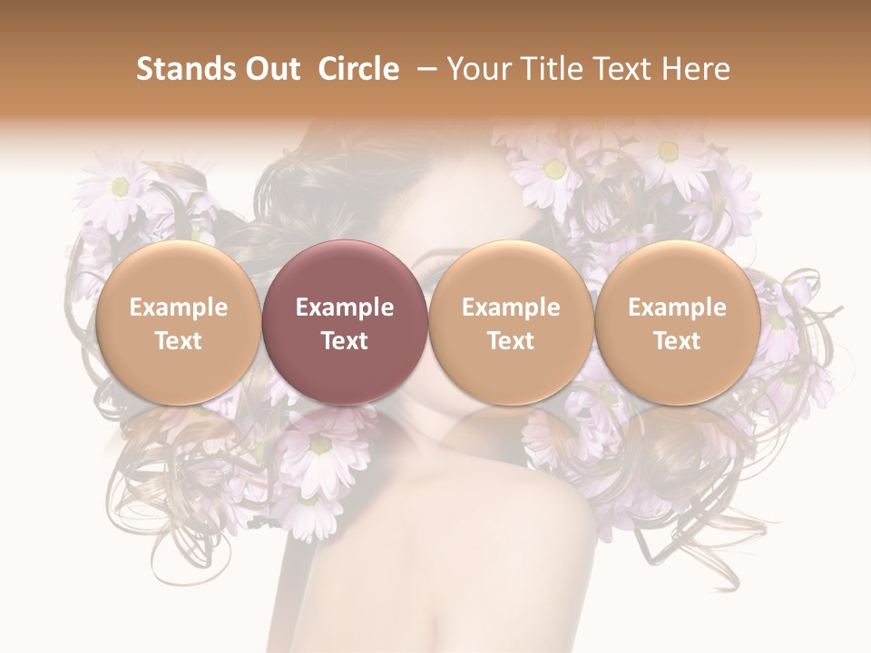 Young Caucasian Care PowerPoint Template