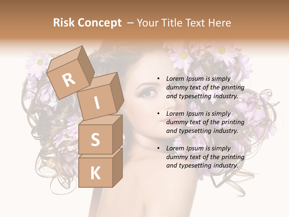 Young Caucasian Care PowerPoint Template