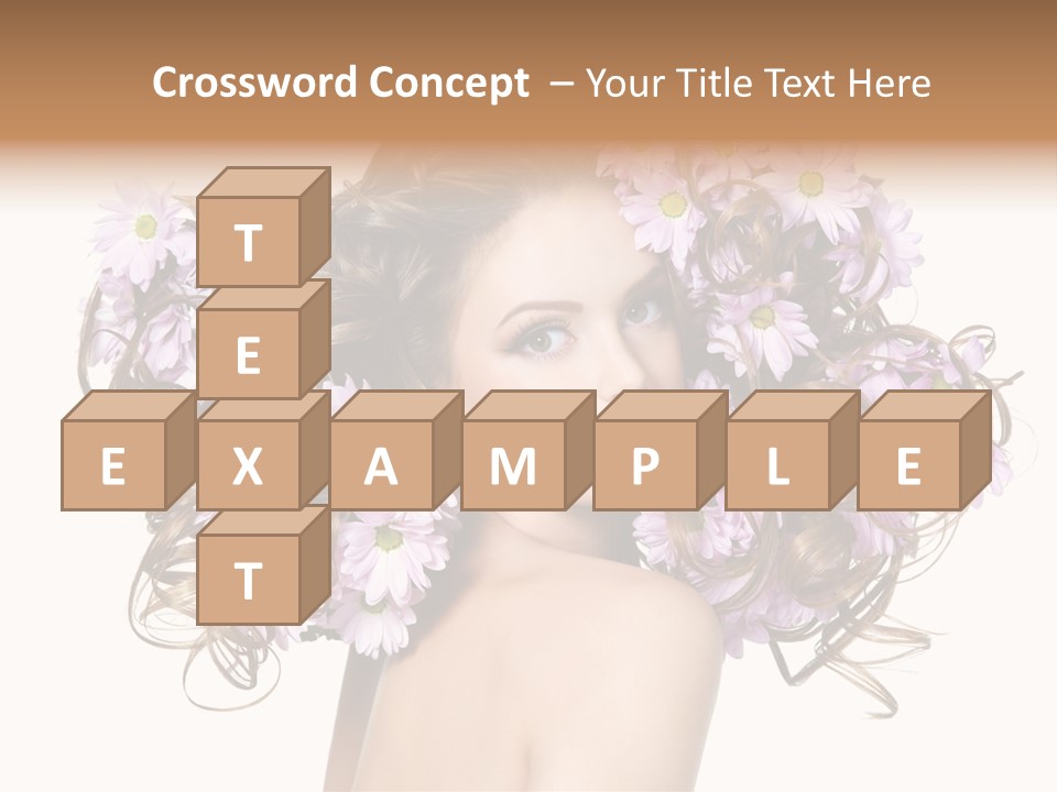 Young Caucasian Care PowerPoint Template