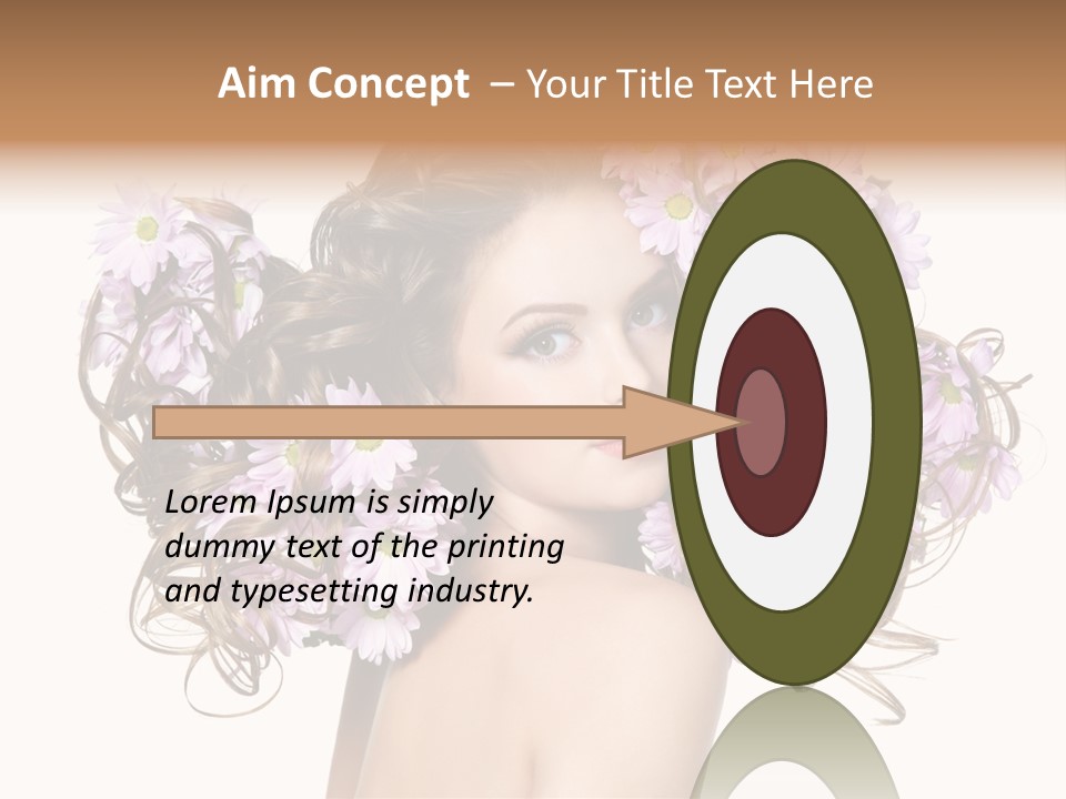 Young Caucasian Care PowerPoint Template