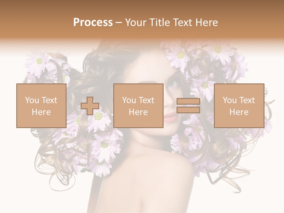 Young Caucasian Care PowerPoint Template
