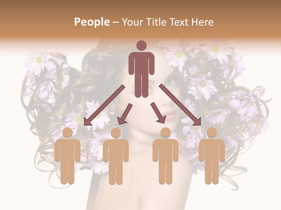 Young Caucasian Care PowerPoint Template