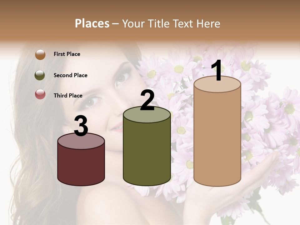 Bouquet Violet Young PowerPoint Template