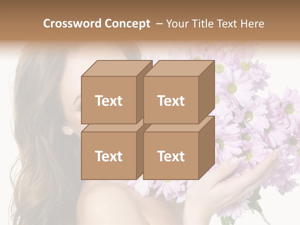 Bouquet Violet Young PowerPoint Template