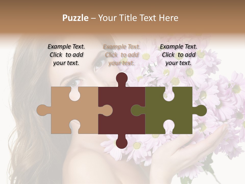 Bouquet Violet Young PowerPoint Template