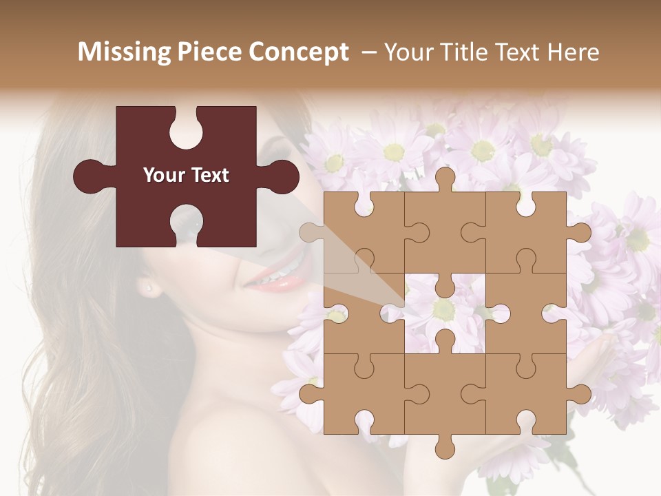 Bouquet Violet Young PowerPoint Template