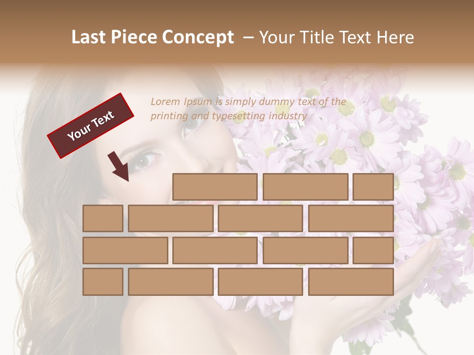 Bouquet Violet Young PowerPoint Template