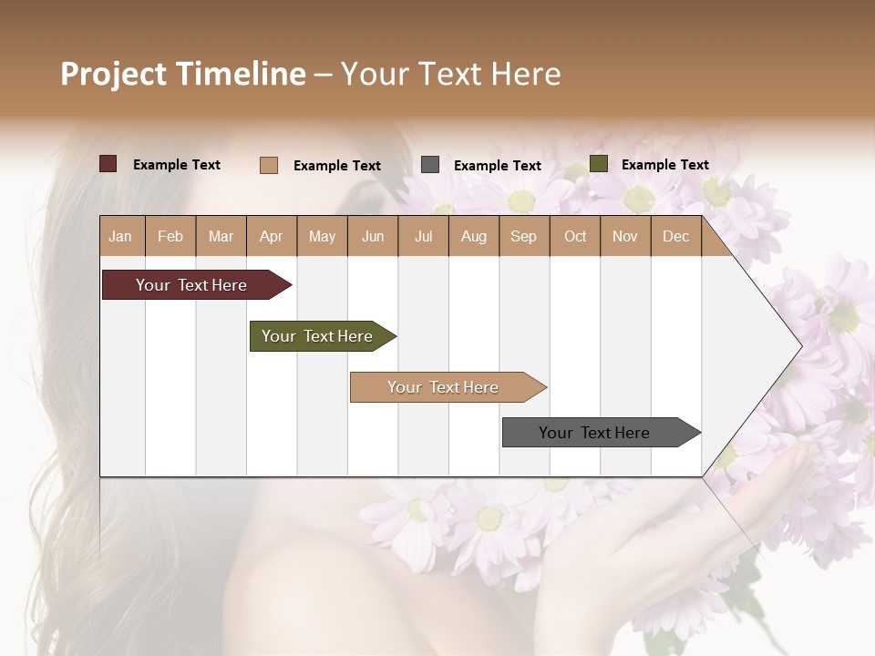 Bouquet Violet Young PowerPoint Template