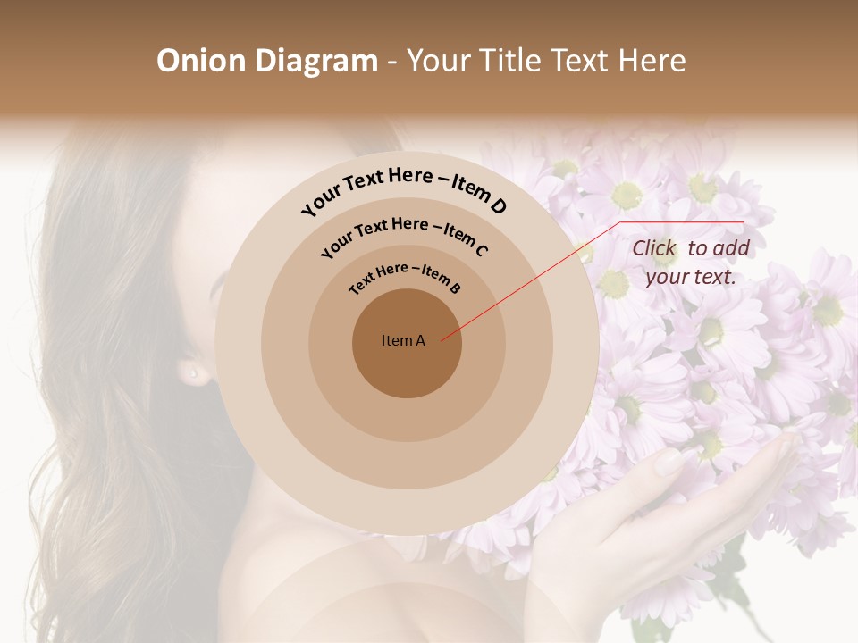 Bouquet Violet Young PowerPoint Template