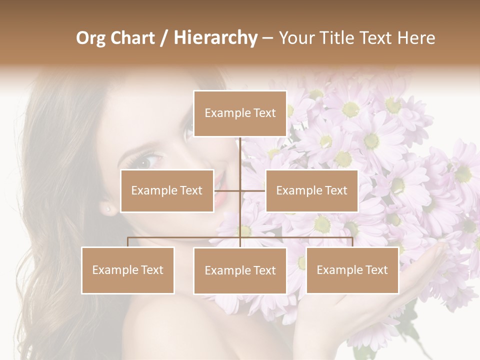 Bouquet Violet Young PowerPoint Template