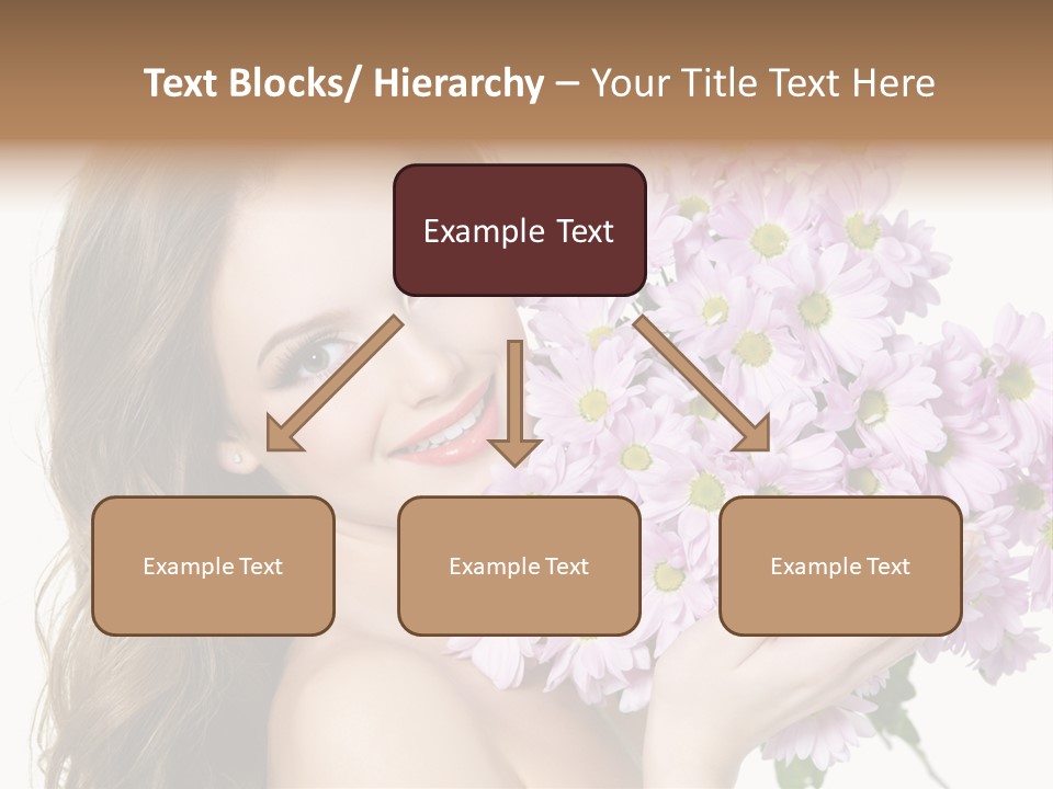 Bouquet Violet Young PowerPoint Template