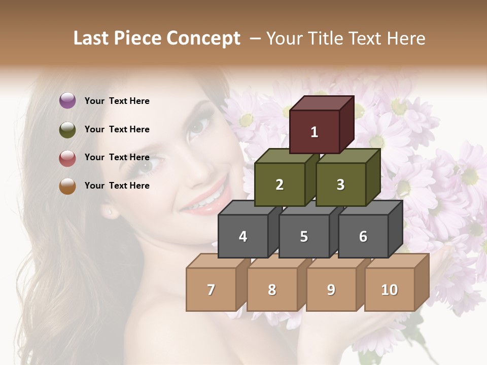 Bouquet Violet Young PowerPoint Template