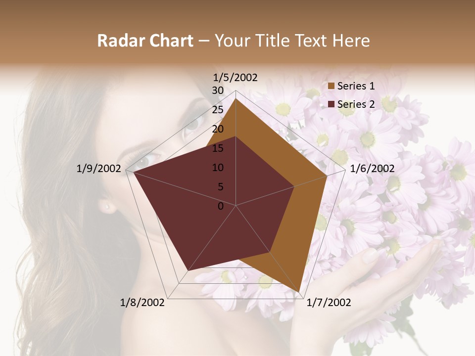 Bouquet Violet Young PowerPoint Template