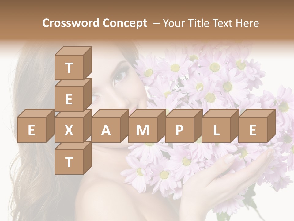 Bouquet Violet Young PowerPoint Template