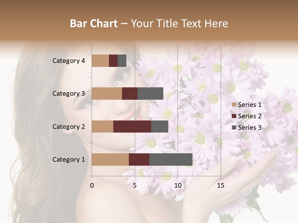 Bouquet Violet Young PowerPoint Template