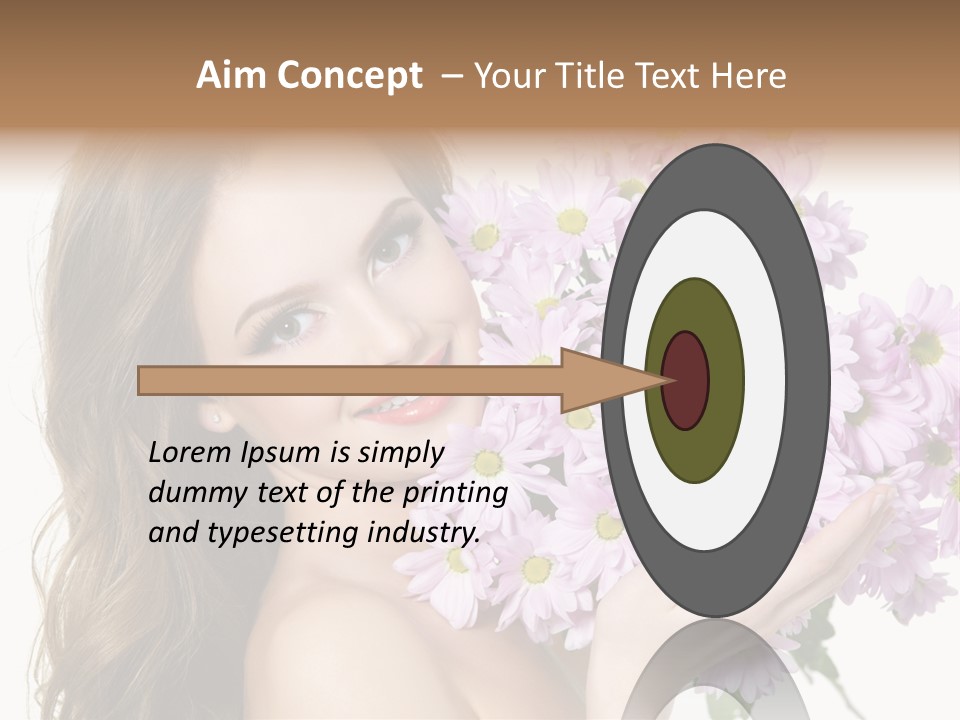 Bouquet Violet Young PowerPoint Template