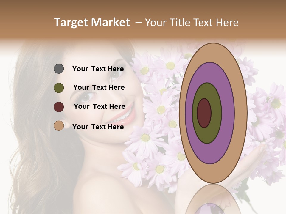 Bouquet Violet Young PowerPoint Template