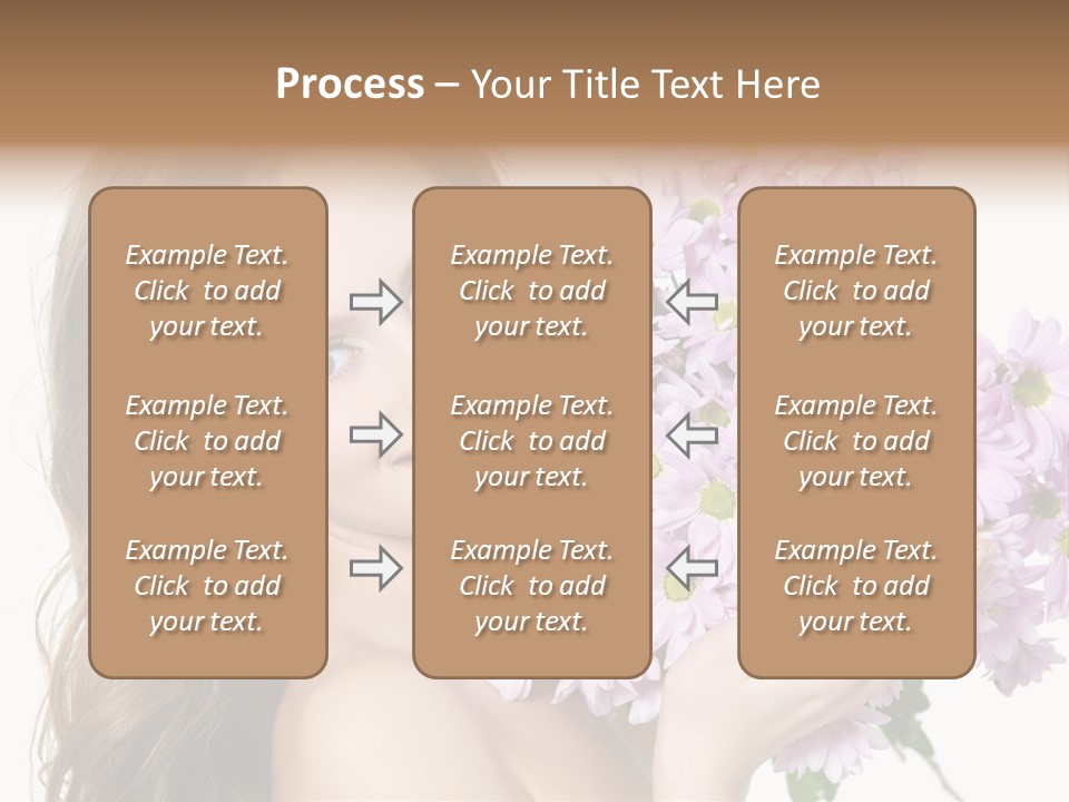 Bouquet Violet Young PowerPoint Template