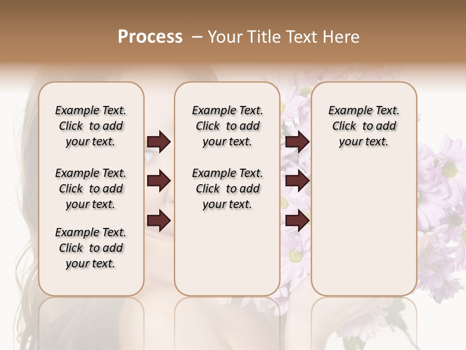 Bouquet Violet Young PowerPoint Template