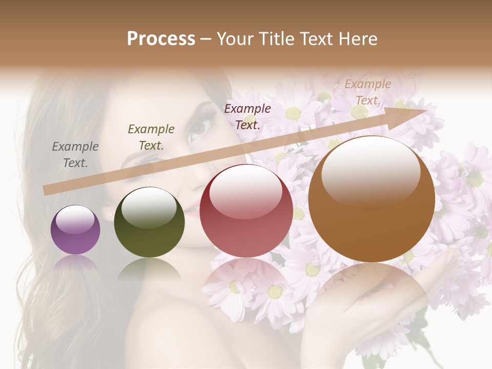 Bouquet Violet Young PowerPoint Template