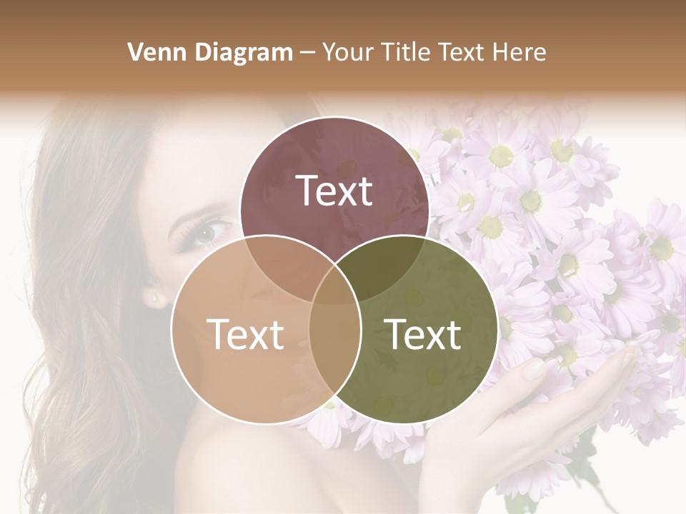 Bouquet Violet Young PowerPoint Template