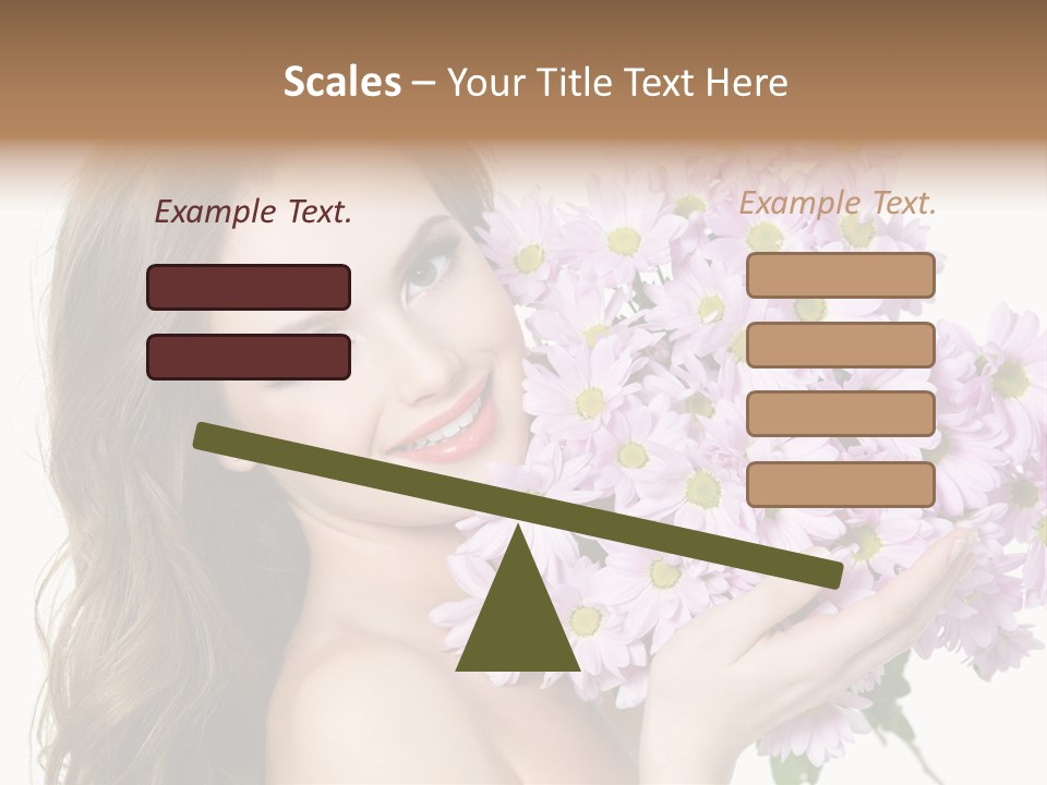 Bouquet Violet Young PowerPoint Template