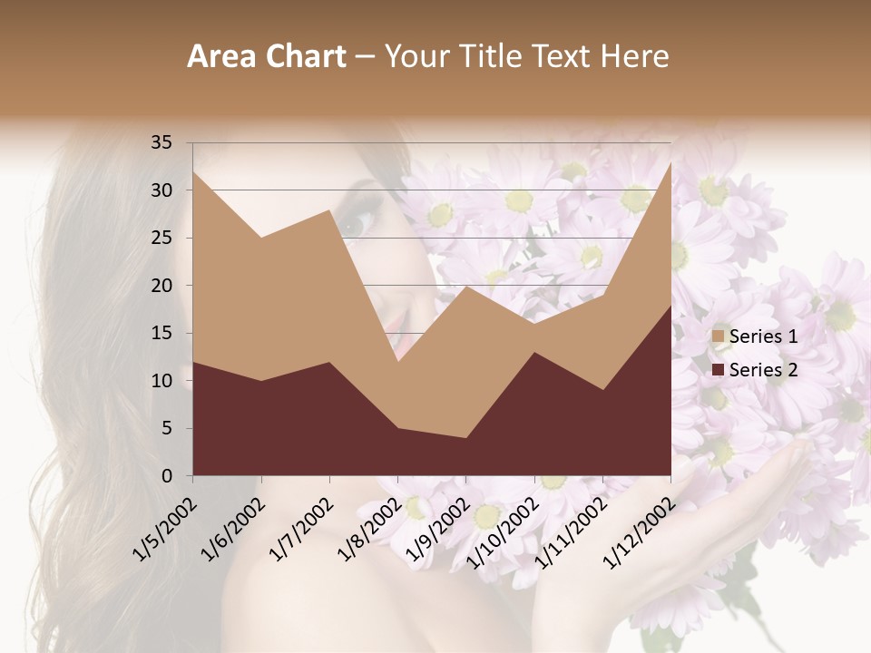 Bouquet Violet Young PowerPoint Template