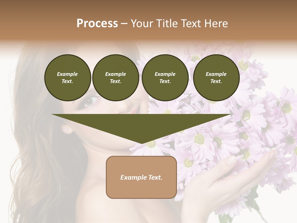 Bouquet Violet Young PowerPoint Template