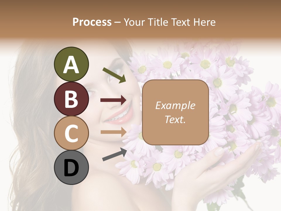 Bouquet Violet Young PowerPoint Template