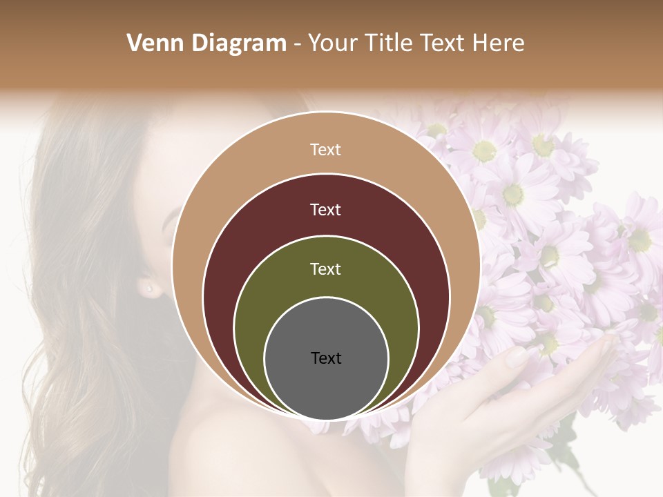 Bouquet Violet Young PowerPoint Template