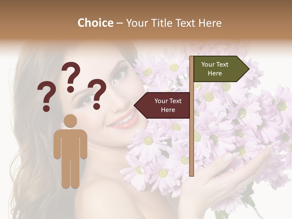 Bouquet Violet Young PowerPoint Template