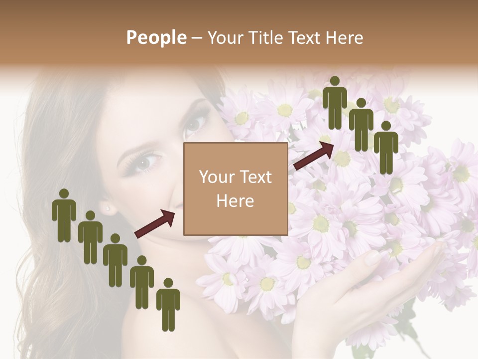 Bouquet Violet Young PowerPoint Template