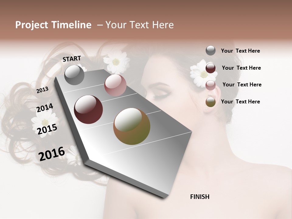 Long Young Beautiful PowerPoint Template