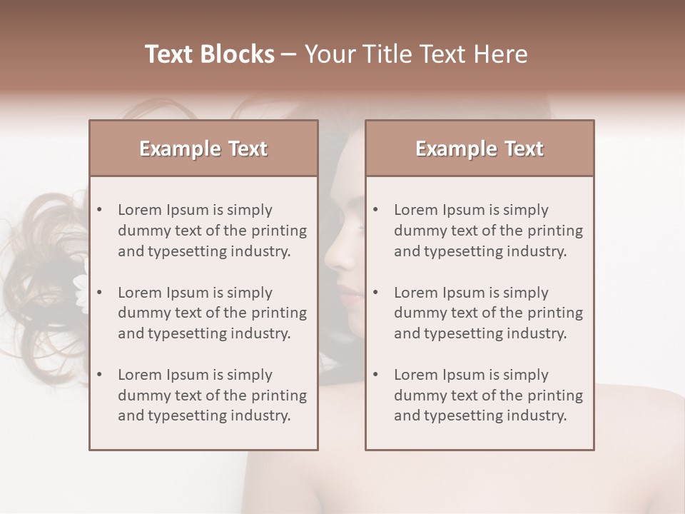 Long Young Beautiful PowerPoint Template