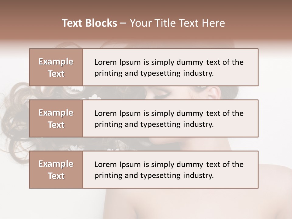 Long Young Beautiful PowerPoint Template