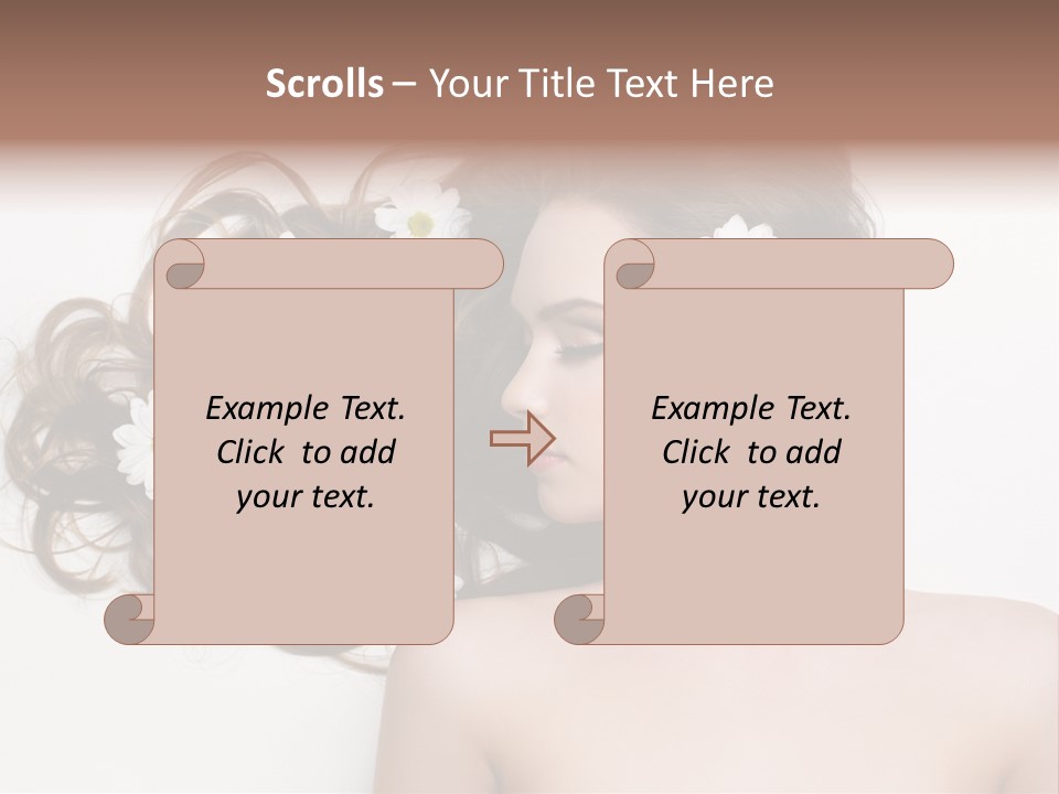 Long Young Beautiful PowerPoint Template