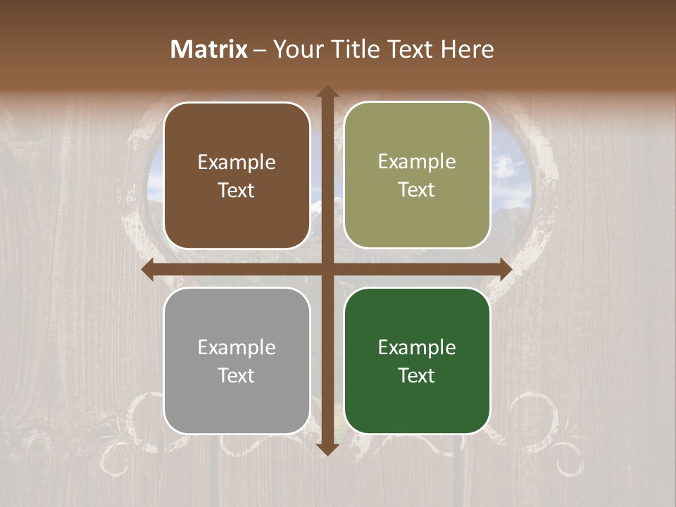Forest Positive Panorama PowerPoint Template